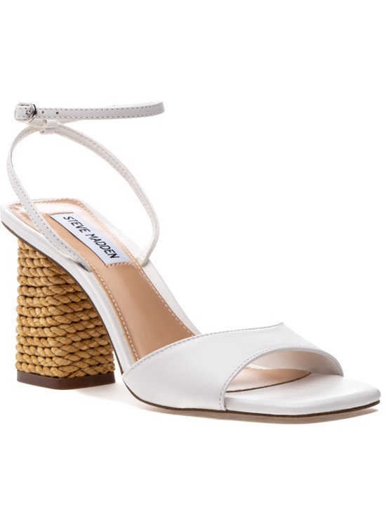 Steve Madden Shoes - STEVE MADDEN
ROZLYN SANDAL WHITE LEATHER size 10